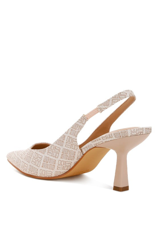 Faina Pointed Toe Kitten Heel Pumps at women’s boutique