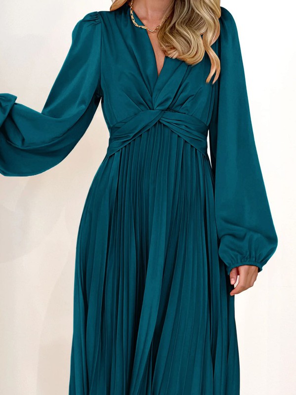 Pleated long sleeve dress from women’s boutique collection