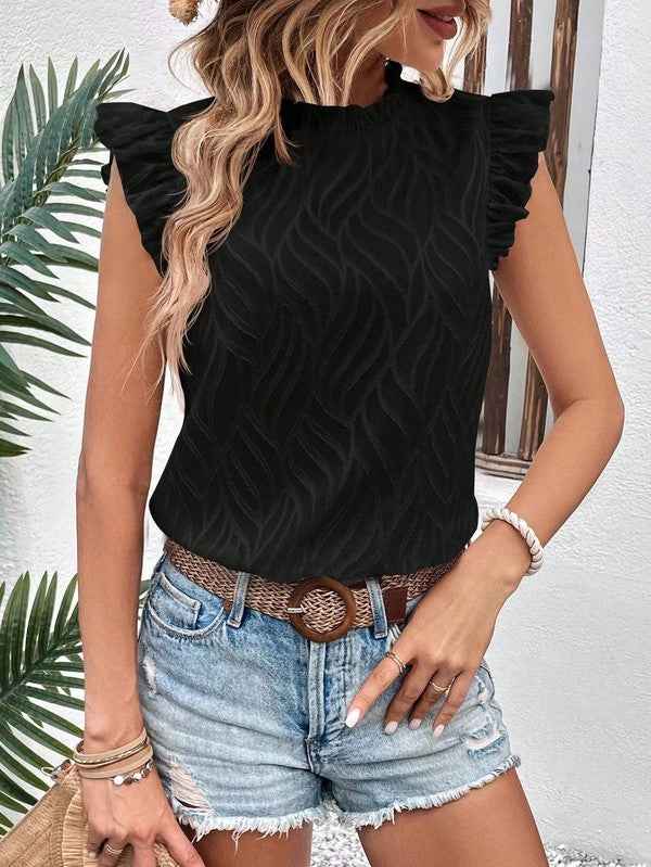 Sleeveless blouse from women’s boutique, perfect for casual wear.