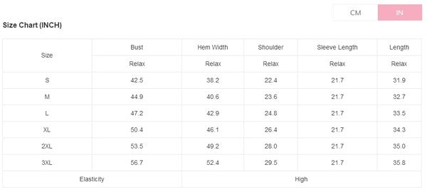 Women Knit Drop Shoulder Loose Fit Sweater Dress size chart for women's boutique clothing.