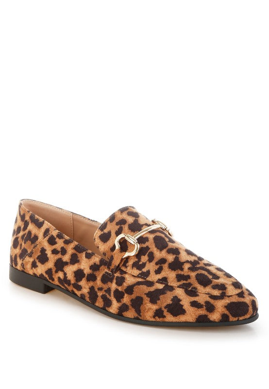 Noltas Horsebit Embellished Flat Loafers at women’s boutique