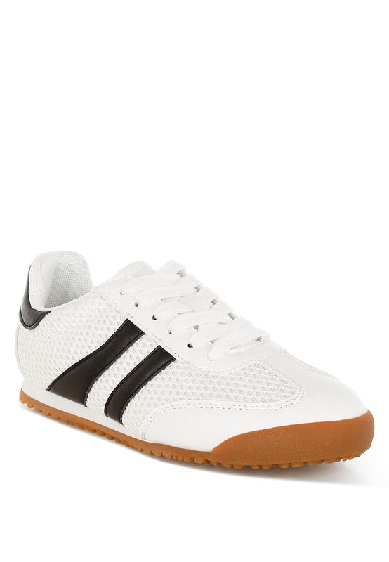 Blaster Casual Striped Lace-Up Sneakers - women’s boutique
